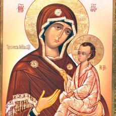 Icon of Mother of God Tikhvinskaya